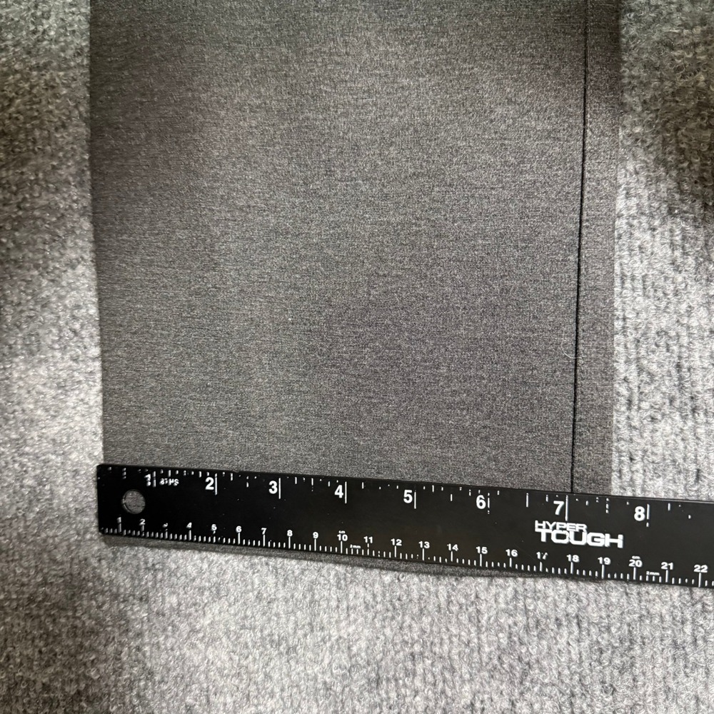 Quince Pants Women Large Tall Grey Ultra Stretch Ponte Straight Leg Charcoal NWT - Picture 14 of 15